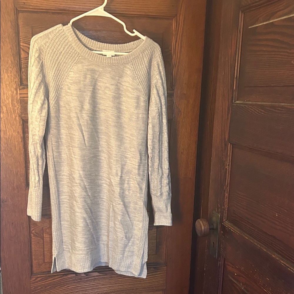 LuLaRoe Light Gray Knit Top